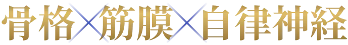 骨格・筋膜・自律神経