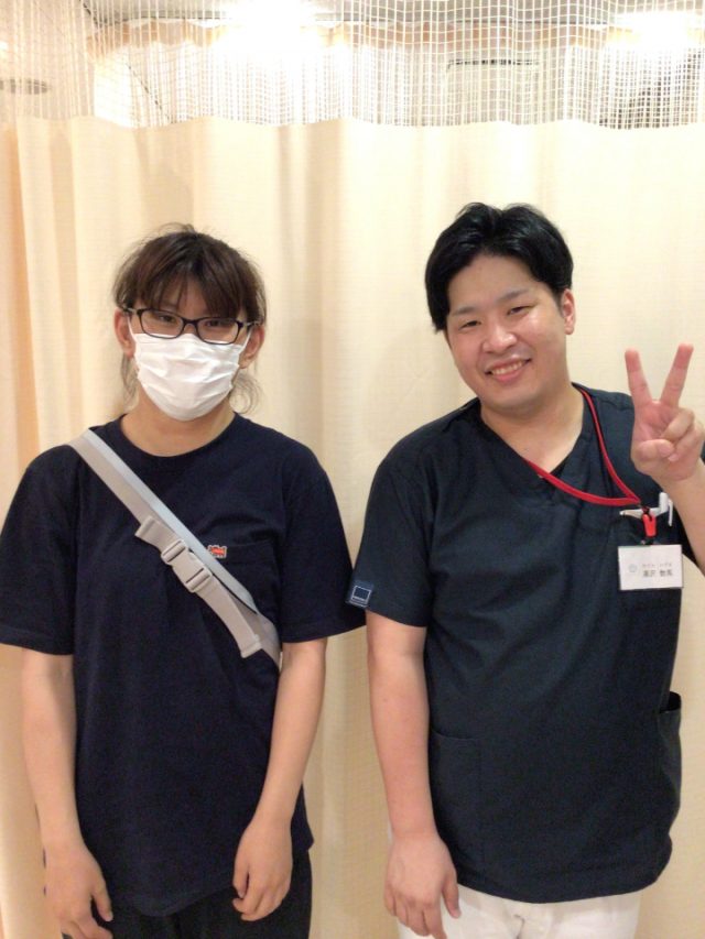 通院する事で腰痛が少しずつ軽くなり、痛みが出にくいようにしてもらっています