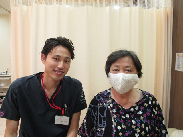 今では右膝の痛みが取れて普通の生活が出来て本当に嬉しいです