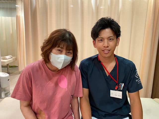 すっかり腰の痛みが良くなり、１カ月前の腰痛が嘘のようです