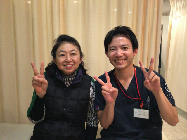 重い五十肩が上る様になり、日常生活もスムーズなって嬉しいです！