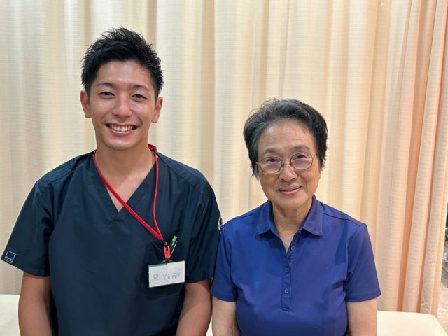 触診だけで骨盤の傾きに気づいたことに驚き、これから整えて頂けるのが楽しみです
