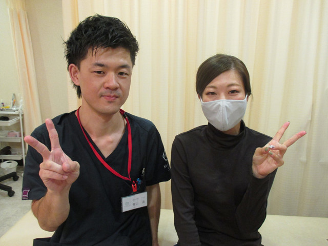 むち打ちの症状がありましたが丁寧に施術して頂き、とても楽になりました