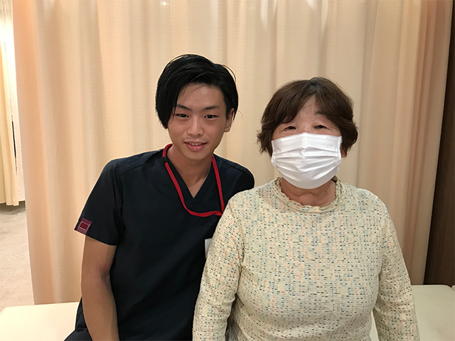３ヶ月位から坐骨神経痛の痛み、痺れがよくなり、あの痛みで一睡もできない日が続いたのがウソの様です