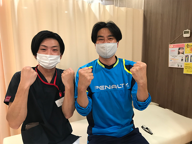 首、肩、腰の痛みを丁寧に取り除いてくれて、だいぶ治まりました