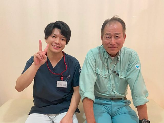 施術回数を重ねる度に腰痛の頻度が減り、今では痛みはほとんど感じません