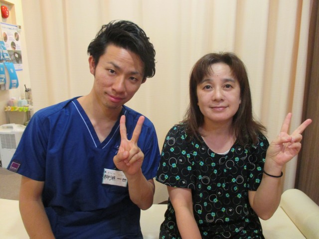 肩の痛みとシビレが軽減し、家事の負担が減り、精神的にも楽になりました！