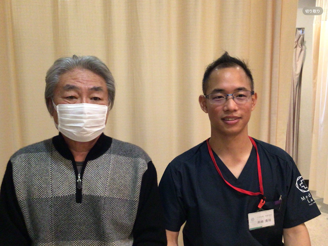 肩甲骨の廻り痛みが和ぎ、夜も眠れるようになって先生に感謝しかありません