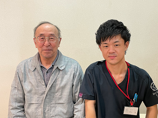 左腰の刺すような痛みが、施術の2日後には改善されました！