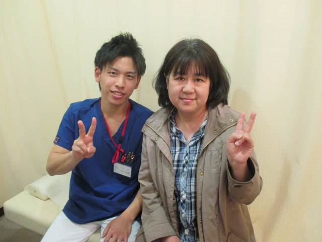 頚、肩から左腕への痛みが「今までの痛みは何？」と思うぐらい良くなりました！