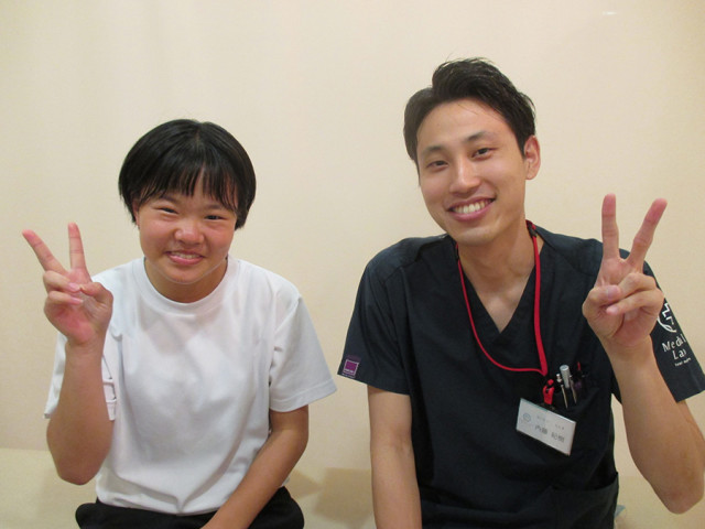 最初の施術だけで、しばらく足の痛みも少なく、効果が目に見えて感じられました！