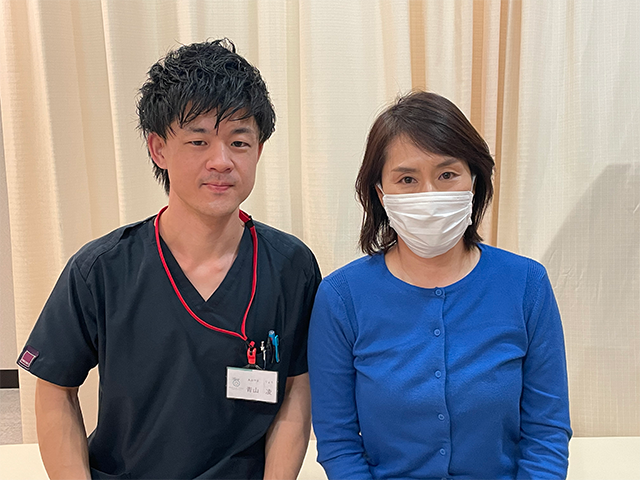 左足の外反母趾で通院し、15回ほどの通院で痛みがよくなりました