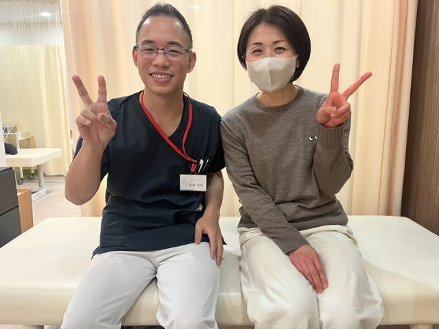 初回からぎっくり腰が楽になりビックリしました！！