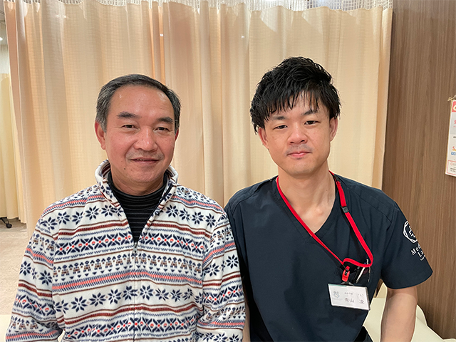 坐骨神経痛で来院し、施術を終えて自家用車に乗り込む際、痛みは感じず、普通に運転して帰宅できました