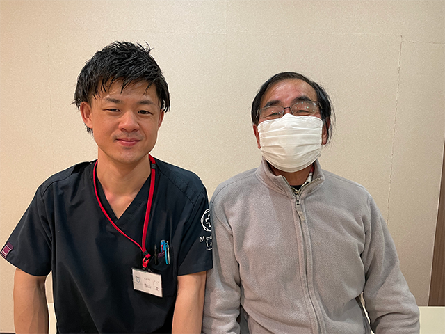 加齢のせいだと諦めていた腰痛が、半年ほど通い改善しました