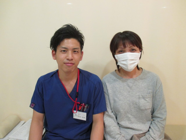 胸郭出口症候群の施術を安心してお任せすることが出来ました。