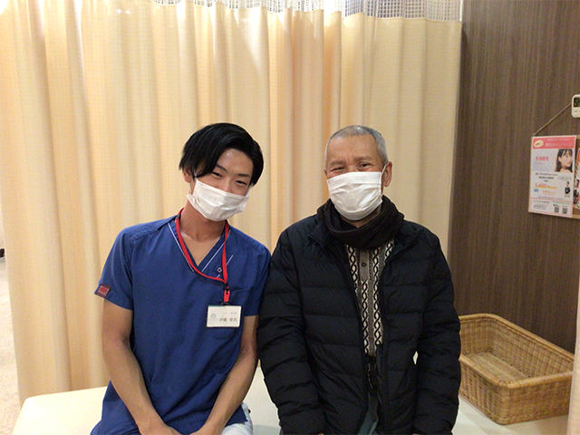 少しずつ太もものだるさと痛みが消え、腰のだるさ痛み等もうすらぎました