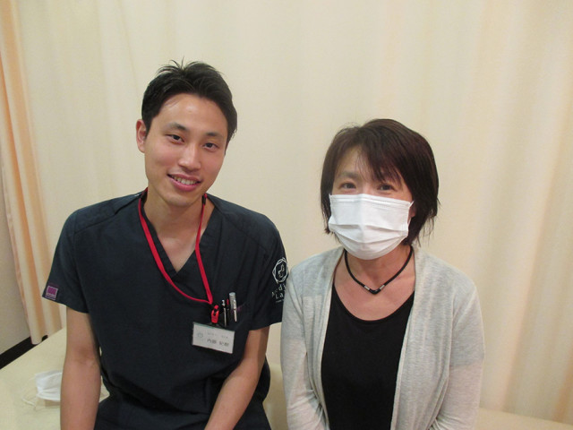肩の高さより上に上がらなかった腕が通いはじめて3ヶ月ほどで上がるようになりました